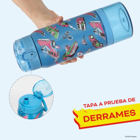 Botella Térmica Niños Hot Wheels Fast 2 en 1 590ml Acero Inox UMA
