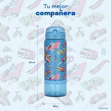 Botella Térmica Niños Hot Wheels Fast 2 en 1 590ml Acero Inox UMA