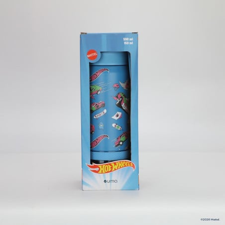 Botella Térmica Niños Hot Wheels Fast 2 en 1 590ml Acero Inox UMA