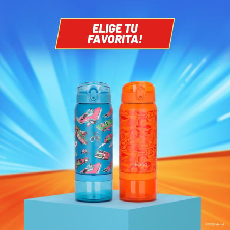 Botella Térmica Niños Hot Wheels Fast 2 en 1 590ml Acero Inox UMA