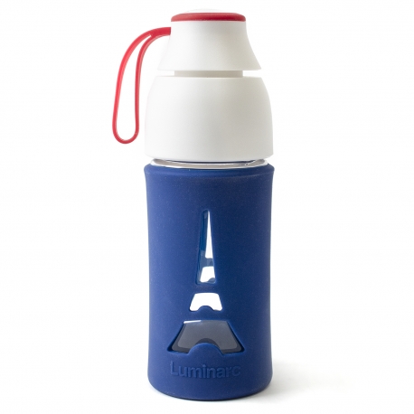 Botella Explorer Vidrio 320Ml Francia Torre Eiffel Luminarc