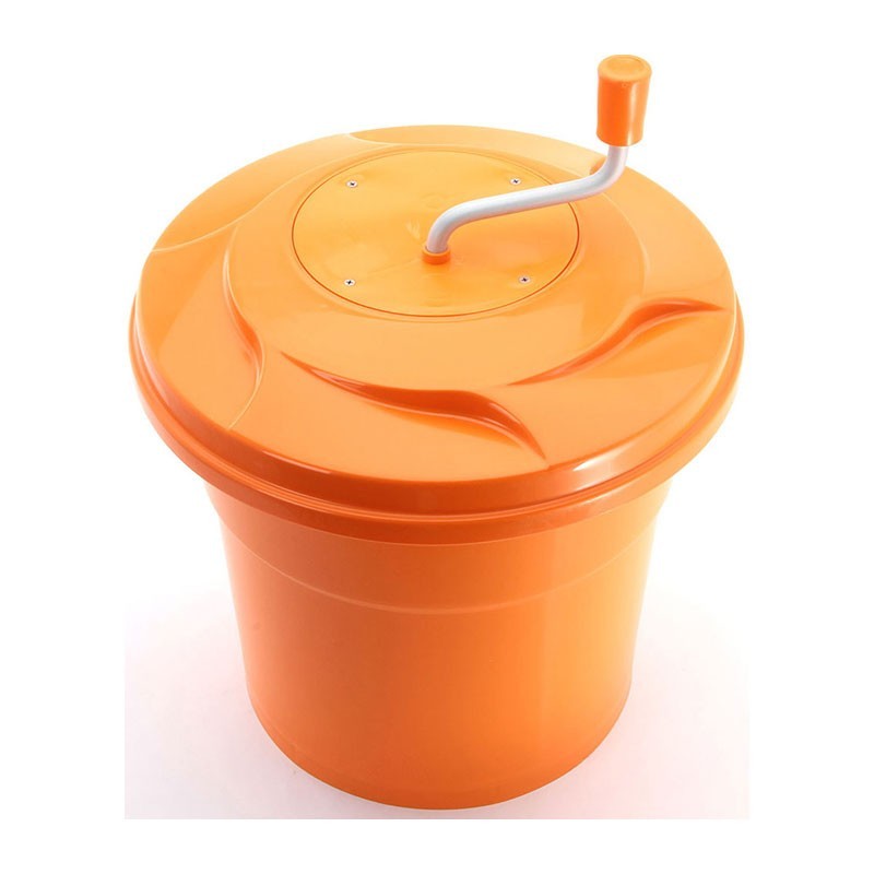 Centrifugador Manual Lacor 25lts para ensaladas, 42x40cm, cocina fácil y rápida.