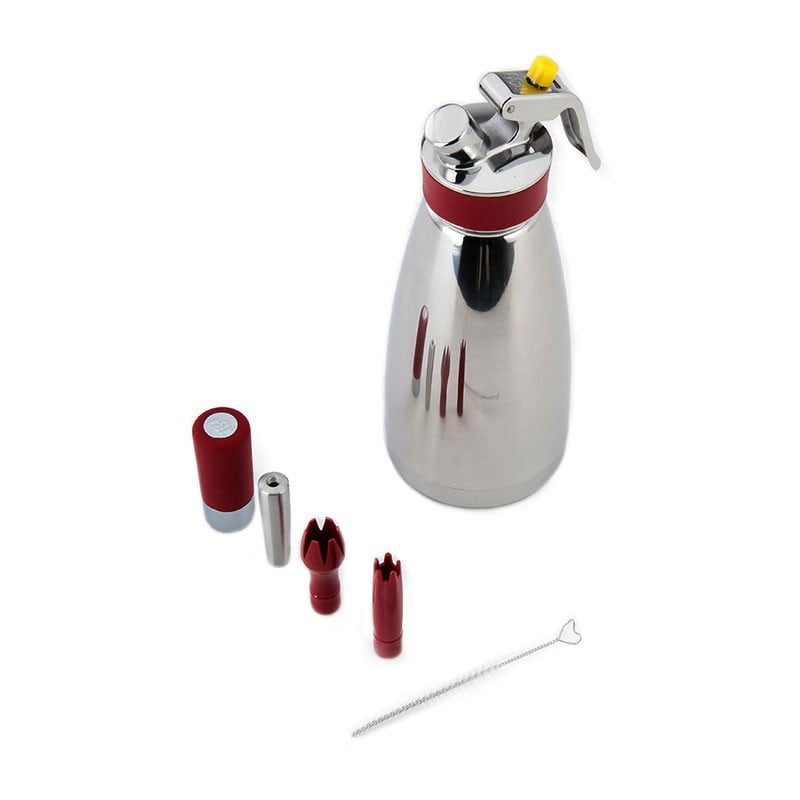 Sifón de crema Isi Thermo Whip Plus 0.5lts frío calor acero inoxidable y accesorios para cocina y repostería