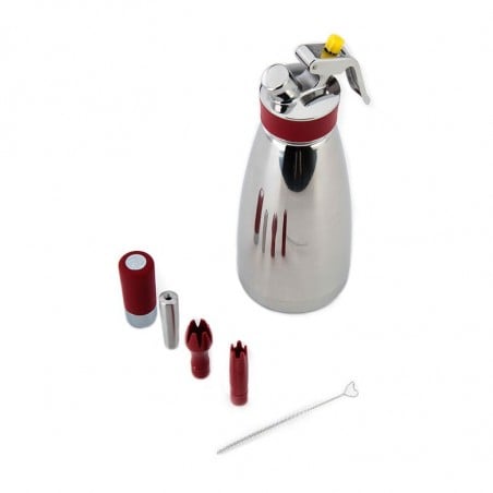 Sifón de crema Isi Thermo Whip Plus 0.5lts frío calor acero inoxidable y accesorios para cocina y repostería