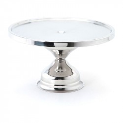 Pie Exhibidor Torta Acero Winco