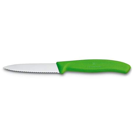 Cuchillo Verdura Swiss Classic color Verde. Hoja 8 cm. Victorinox