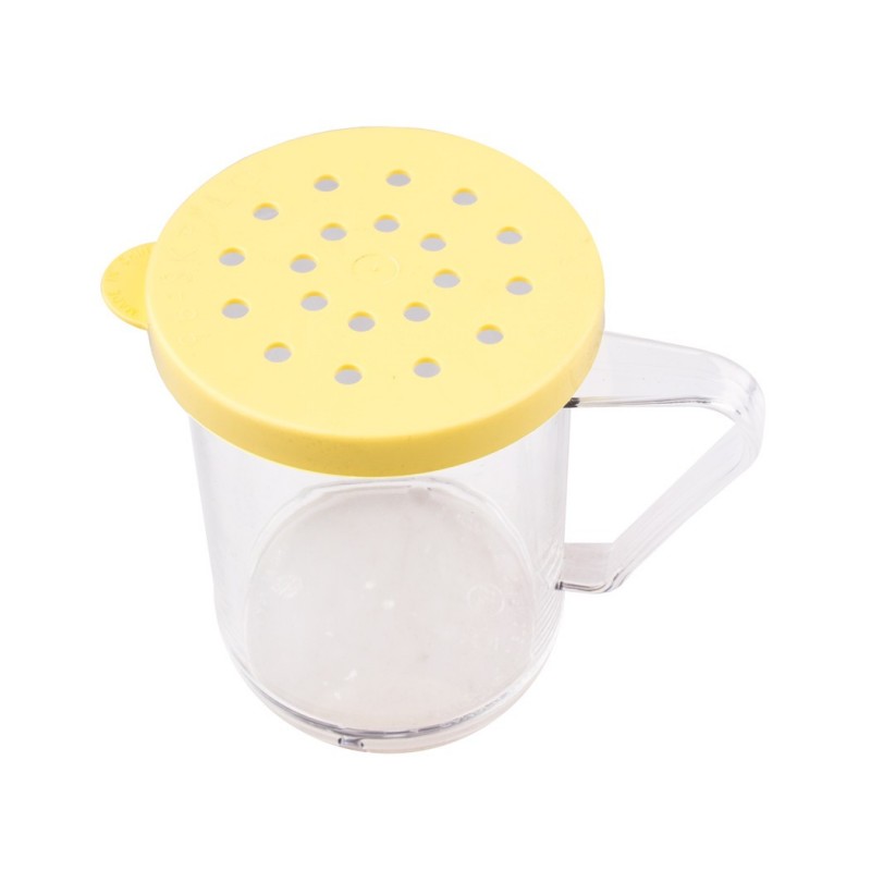 Espolvoreador con tapa para queso 300ml Cambro, ideal para restaurantes y cocinas profesionales. Dosificador práctico y resis...