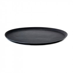 Bandeja Redonda Antideslizante 49.5Cm 1950Ct Negra Cambro
