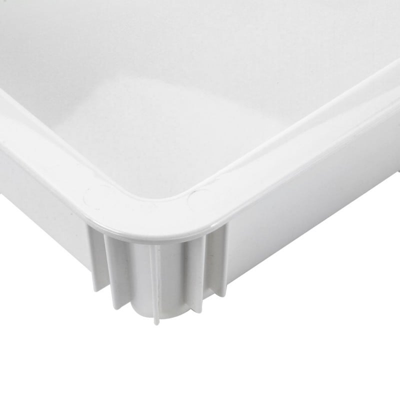 Caja para masa pizza Cambro 40x60cm DB18263CW, ideal para pizzerías y restaurantes. Almacena y transporta masas fácil.