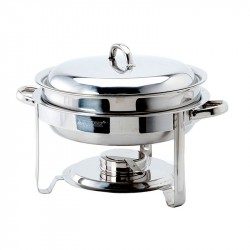 Chafing Redondo 4Lts 30Cm Con Tapa Sunnex