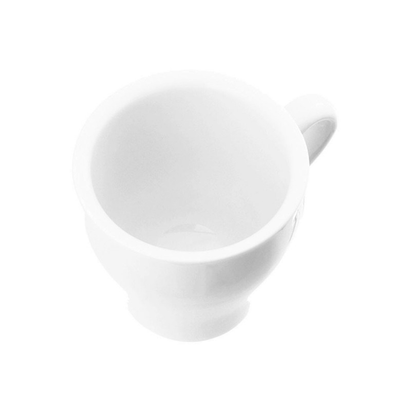 Taza Capuccino 150ml Banket blanca vista superior perfecta para disfrutar tu café matinal diseño elegante