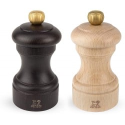 Set Salero Pimentero Bistro Chocolate Natural 10Cm 2/22594 Peugeot