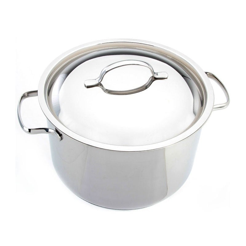 Olla 24cm Recta Con Tapa...