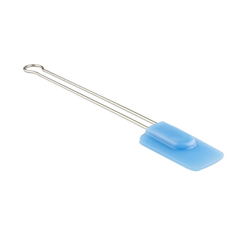 Espátula de silicona Lacor 7.5x5 cm celeste utensilio de cocina repostería menaje profesional resistente flexible antiadheren...