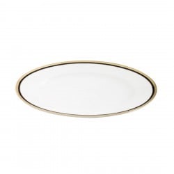 Azafate Ovalado 35Cm Cobalto Oro Limoges