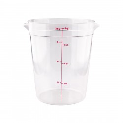 Recipiente Redondo Transparente 7,6Lt Cambro
