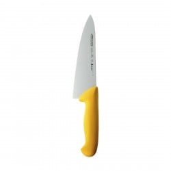 Cuchillo Medio Golpe Mango Amarillo 20Cm 2907 Arcos