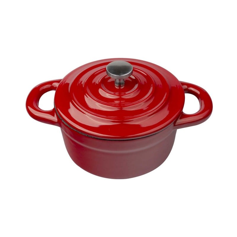 Mini Cacerola 10x4.5cm Roja...