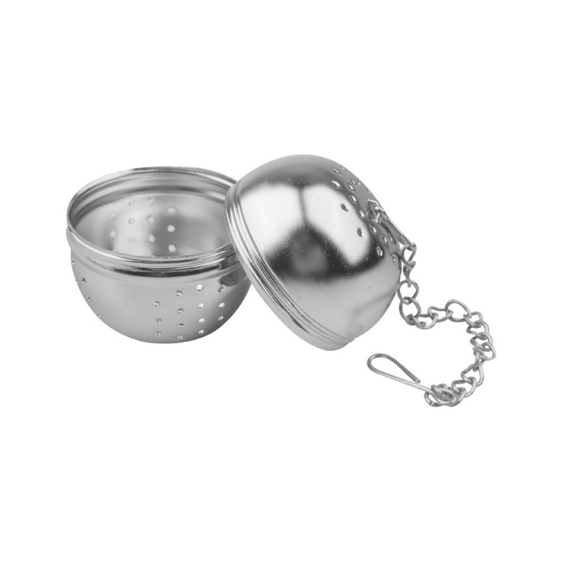Infusor de té bola Ibili acero inoxidable con cadena ideal para preparar té suelto fácil y rápido