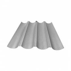 Molde 4 Baguette Tejas 38X33Cm Moka Ibili