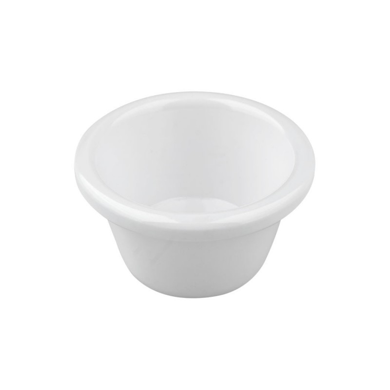 Pocillo Salsa 85.2ml Melamina Blanco Efay, menaje cocina, restaurante, hogar, duradero, elegante, práctico