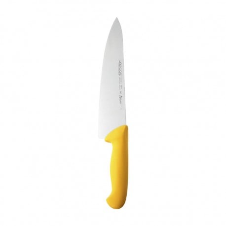 Cuchillo Medio Golpe Amarillo 25cm Arcos