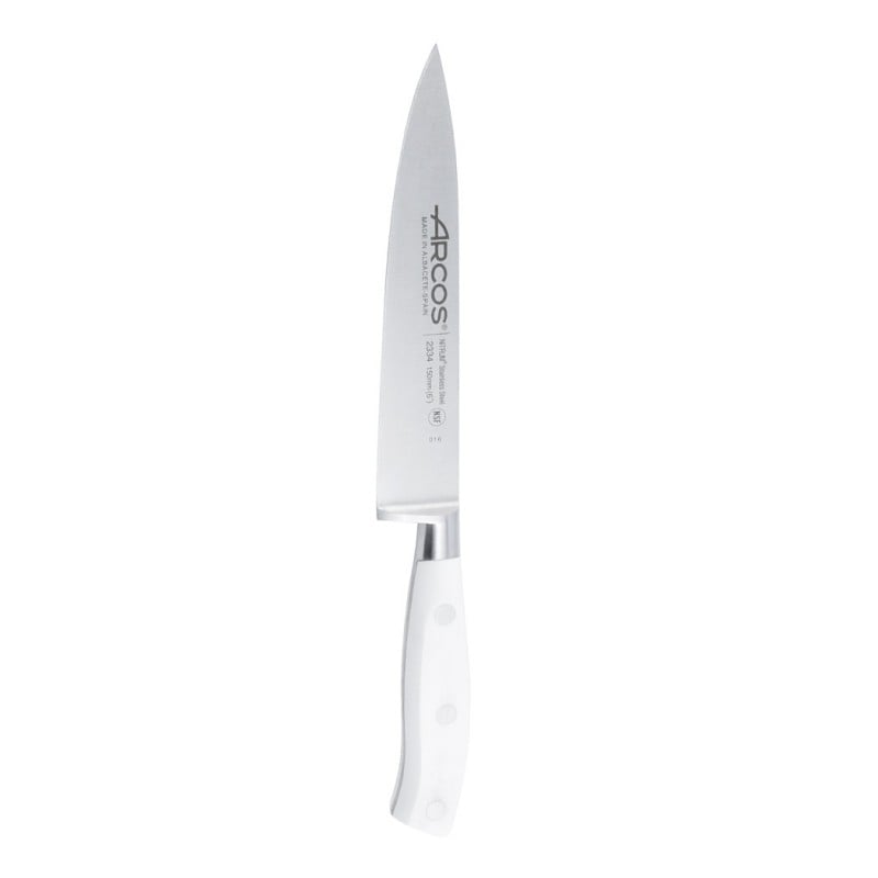 Set 3 cuchillos cocina Arcos Riviera blancos