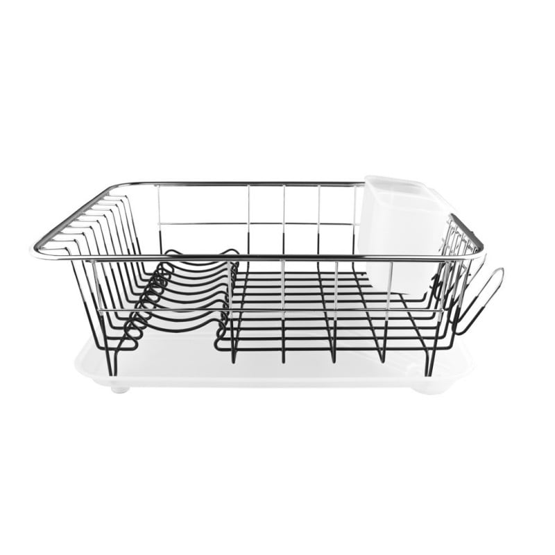 Secador de platos cromado 1 nivel 43x30 5x16 5cm FTA organiza tu cocina
