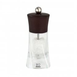 Salero Acrílico Y Madera Chocolate 14Cm Oleron  Peugeot