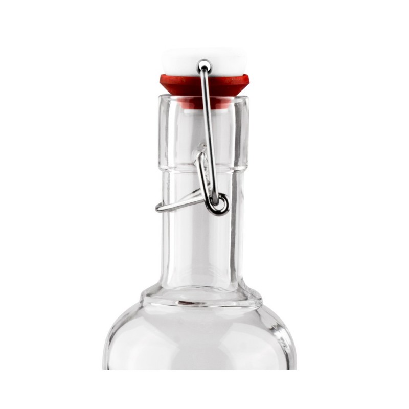 Botella 1lt tapa hermética Hydrosommelier Luigi Bormioli, ideal para agua, diseño elegante y funcional.