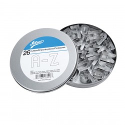 Set Cortadores 26 Piezas Letras Ateco