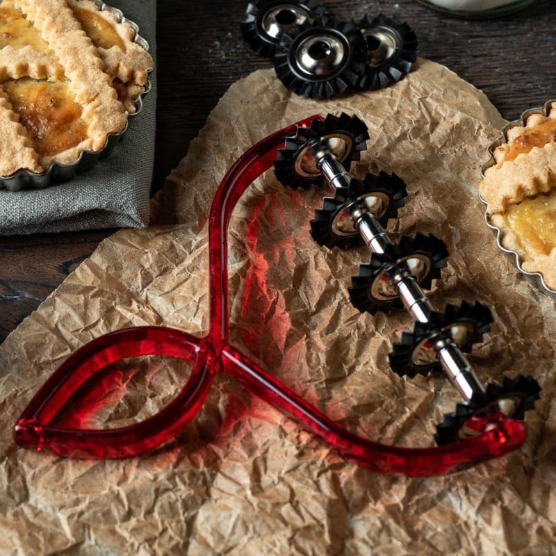Rueda Corta Pasta Rojo Marcato