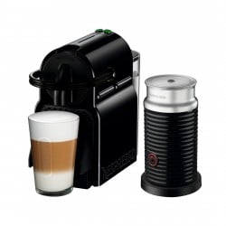 Cafetera Nespresso Inissia Black + Espumador Aeroccino