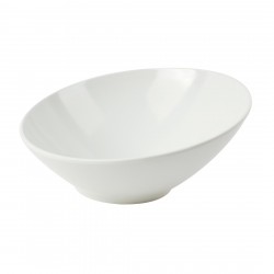 Ensaladera Melamina Blanco 20Cm Oblicua Efay