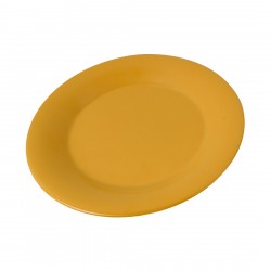 Plato Bajo Melamina Amarillo 23,5Cm Efay