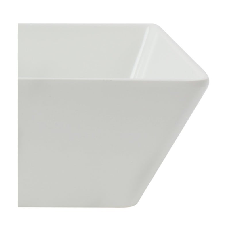 Bowl Cuadrado Melamina Blanco 18cm Efay, menaje cocina, vajilla moderna, hogar, mesa elegante, Chile