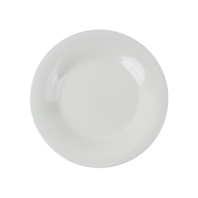 Plato de Pan Melamina Blanco 16 5cm Efay plato blanco melamina resistente diseño elegante cocina hogar restaurante