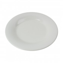Plato Bajo Melamina Blanco 23,5Cm Efay