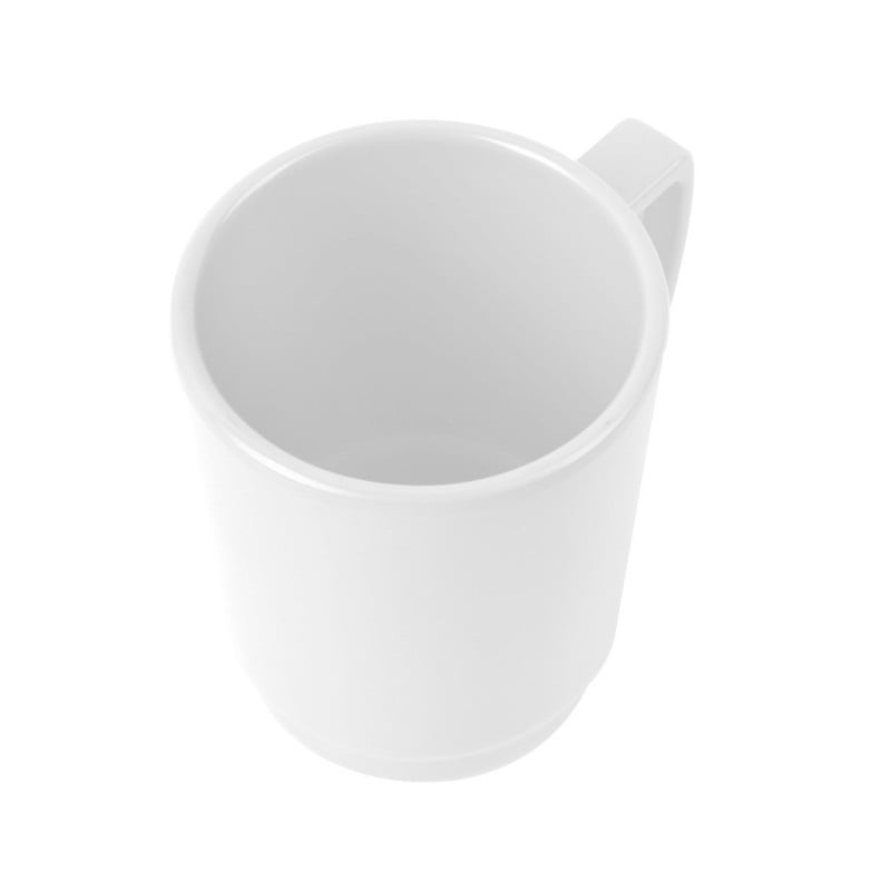 Tazón blanco 360ml Melamina Efay. Vajilla resistente y elegante para uso diario.