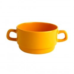 Taza Consomé Melamina Amarillo 15.5Cm Efay