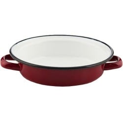 Paila De Acero Esmaltado Rojo 14Cm Ibili
