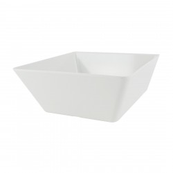 Bowl Cuadrado Melamina Blanco 24Cm Efay