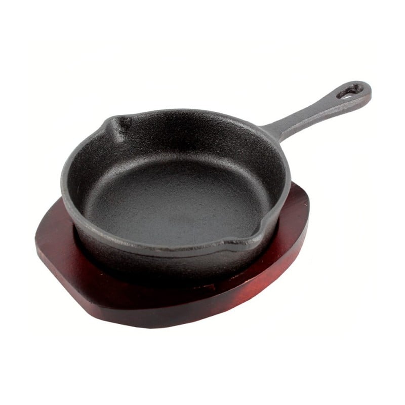 Sartén Fierro 13cm con Base...