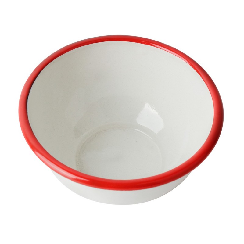 Bowl Acero Esmaltado 12cm Bordeaux Ibili. Enlozados, fuente, cocina, menaje, bowl burdeo, artesanal, vintage.