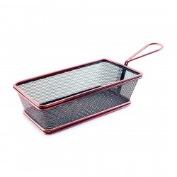 Mini Colador Rectangular Bronce 21X11X6Cm Lacor