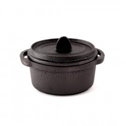 Mini Cacerola Redonda Con Tapa Fierro 10Cm Lugano