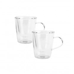 Set 2 Tazas Doble Pared 120Ml Espresso Thermic Glass Luigi Bormioli