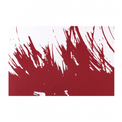 Individual Brushstroke Rojo 45X30Cm Kassa-Dini